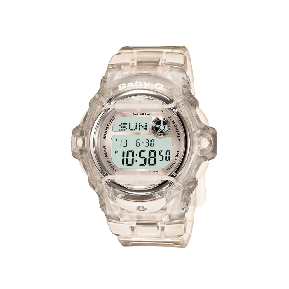 Casio Women's Baby G Quartz Watch with Resin Strap  Clear  23.4 (Model