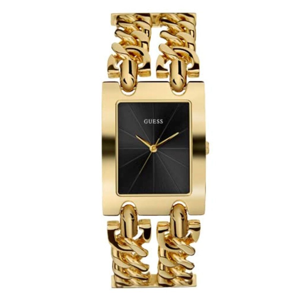 GUESS Women's Quartz Watch with Stainless Steel Strap  Gold  24 (Model