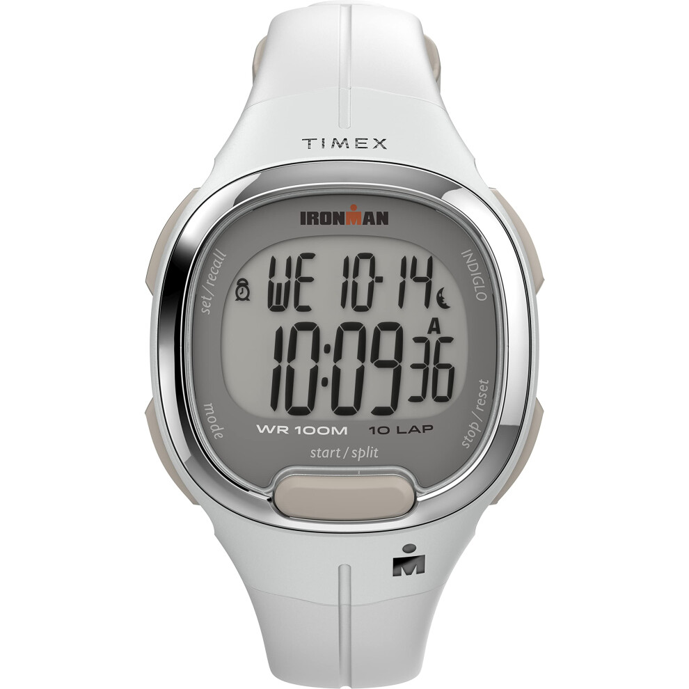 TIMEX Women's IRONMAN Transit 33mm Resin Strap Watch - White/Chrome to