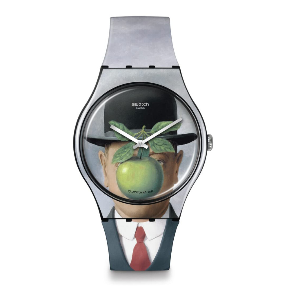 Swatch New Gent LE FILS DE L'Homme by Rene Magritte Quartz Watch