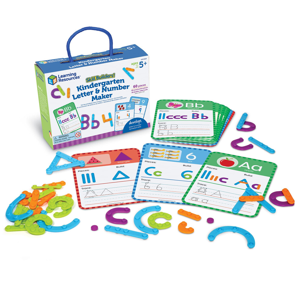 Learning Resources Skill Builders! Kindergarten Letter & Number Maker