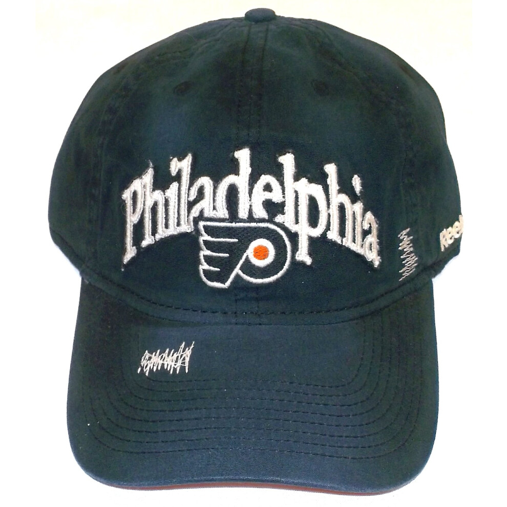 Philadelphia Flyers Slouch Strap Back Reebok Hat -0 Osfa - ER82Z