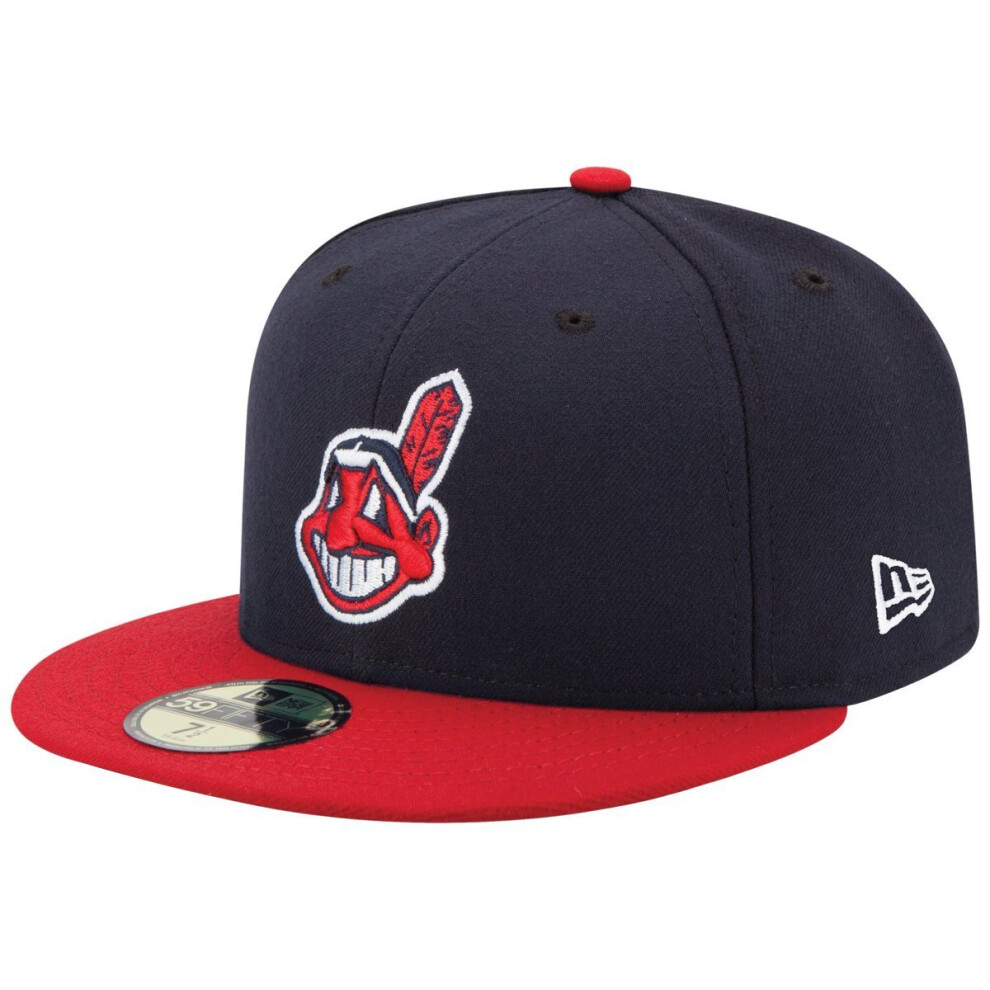 New Era Cleveland Indians MLB Authentic Collection 59Fifty Cap Navy/Re