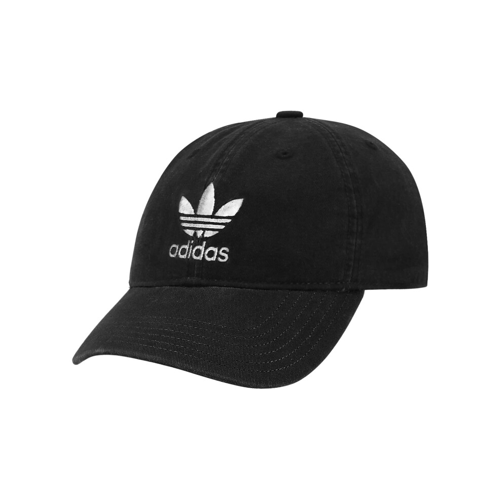 adidas Originals Kids-Boy's/Girl's Washed Cotton Relaxed Fit Strapback