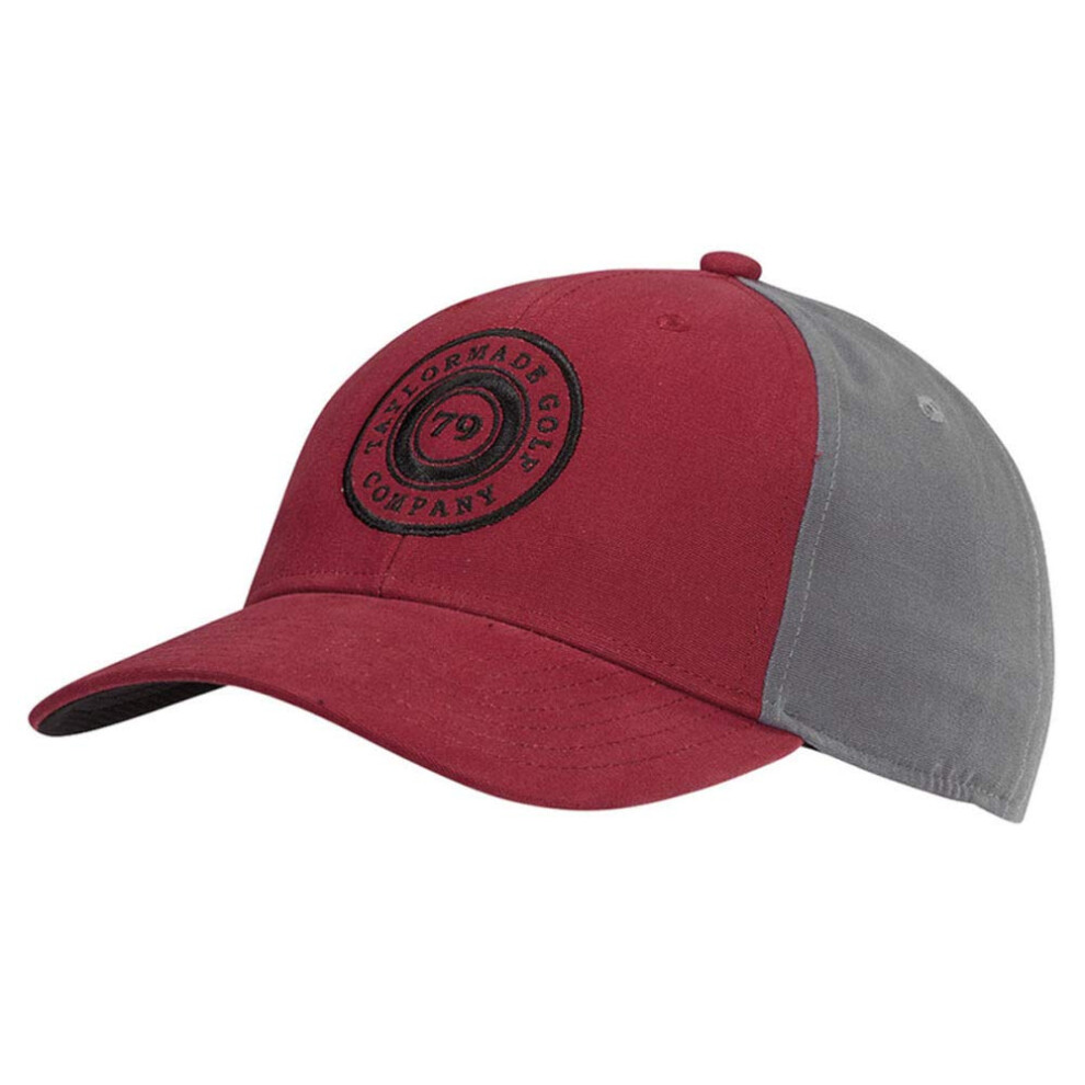 TaylorMade Lifestyle Low Crown Snapback Hat  Red/Grey