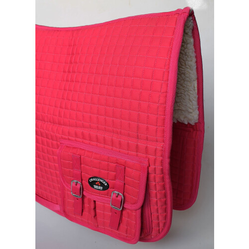 CHALLENGER Ιππικό Κουβερτάκι Αγγλικού Σαμπάκ Pink Fleece 7275 1