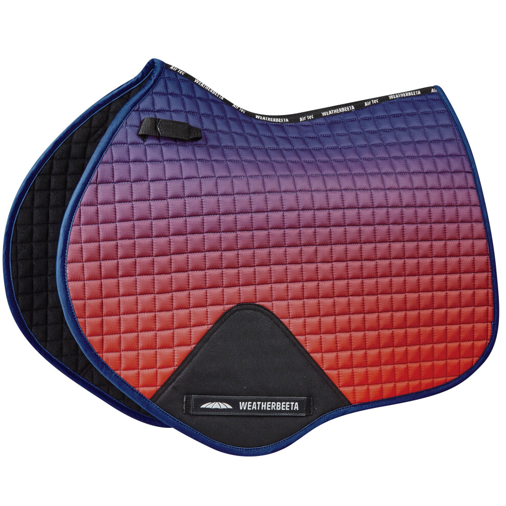 Weatherbeeta Prime Ombre Jump Shaped Saddle Pad  Stormy Sky  Full