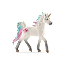 Schleich Bayala Jednoro   ec Hracky pre dievcat    a chlapcov Ml   da morsk   ho jednoro   ca s drahokamami Modro-ru   ov   , vek 5+