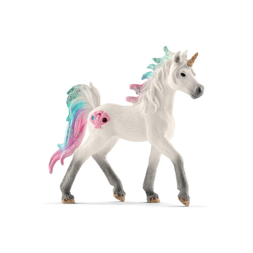 Schleich Schleich bayala, Μωρό Θαλάσσιου Μονόκερου με Πετράδια, Μπλε και Ροζ, Ηλικίες 5+