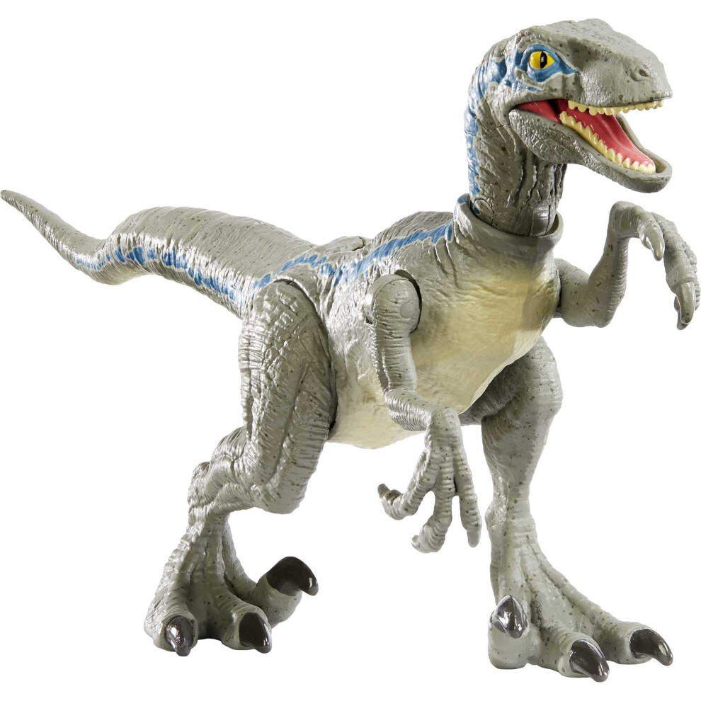 JURASSIC WORLD SAVAGE STRIKE Velociraptor Blue