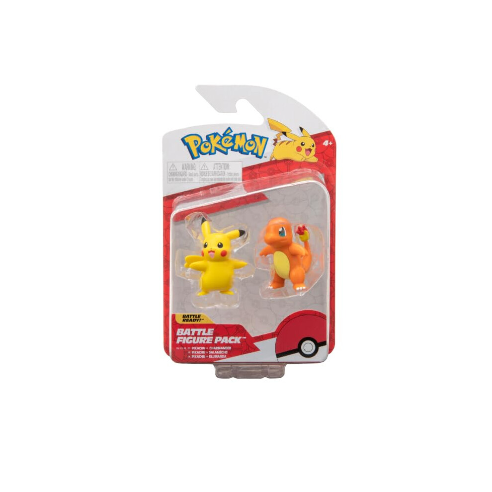 Pokemon - Battle Figure 2 PK Charmander and Pikachu - (PKW2852)