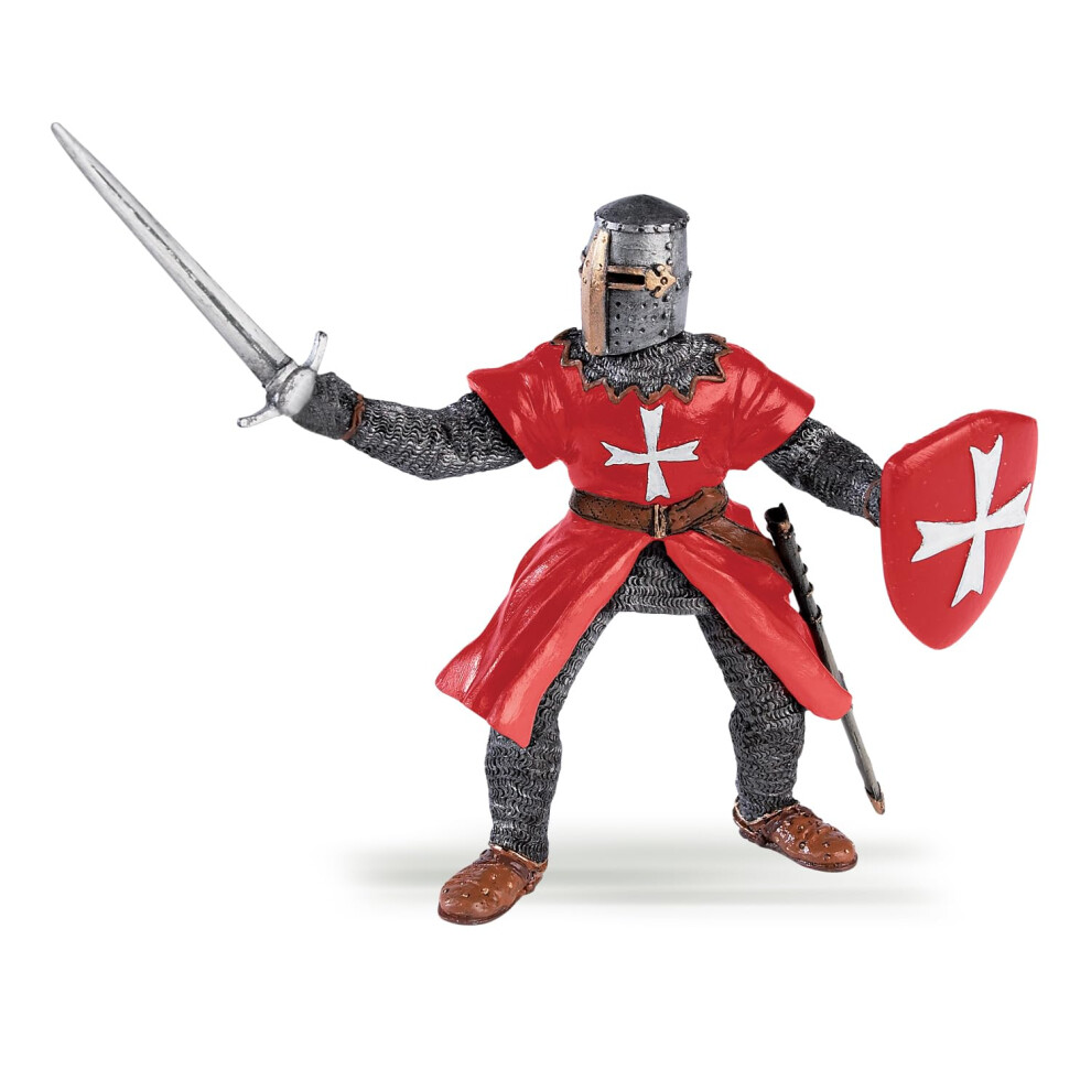 Papo -Hand-Painted - Figurine -Medieval-Fantasy -Knight of Malta -3992