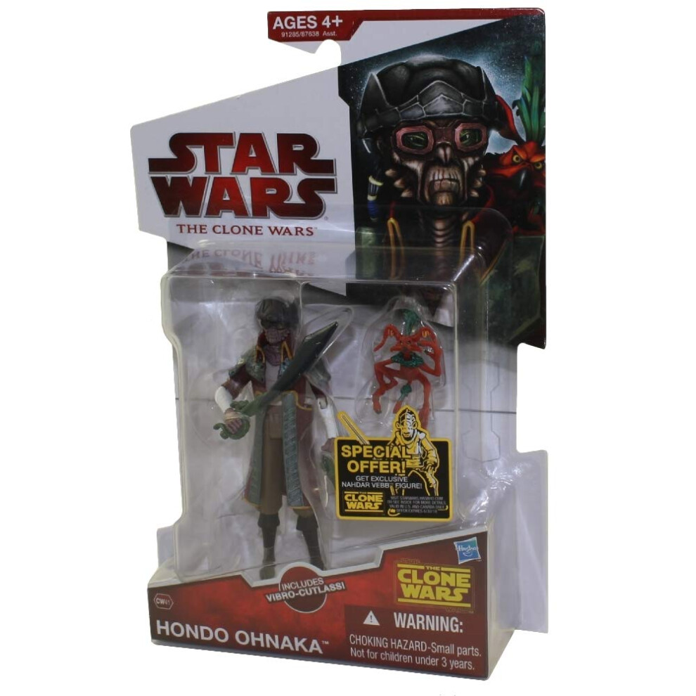 Star Wars The Clone Wars Hondo Ohnaka CW41 - 3-3/4 Inch Scale Action F