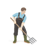 Papo -hand -malet - figur -farmv?rdi -venner -gardener -39216 - samleobjekt - til b?rn - egnet til drenge og piger - fra 3 ?r gammel