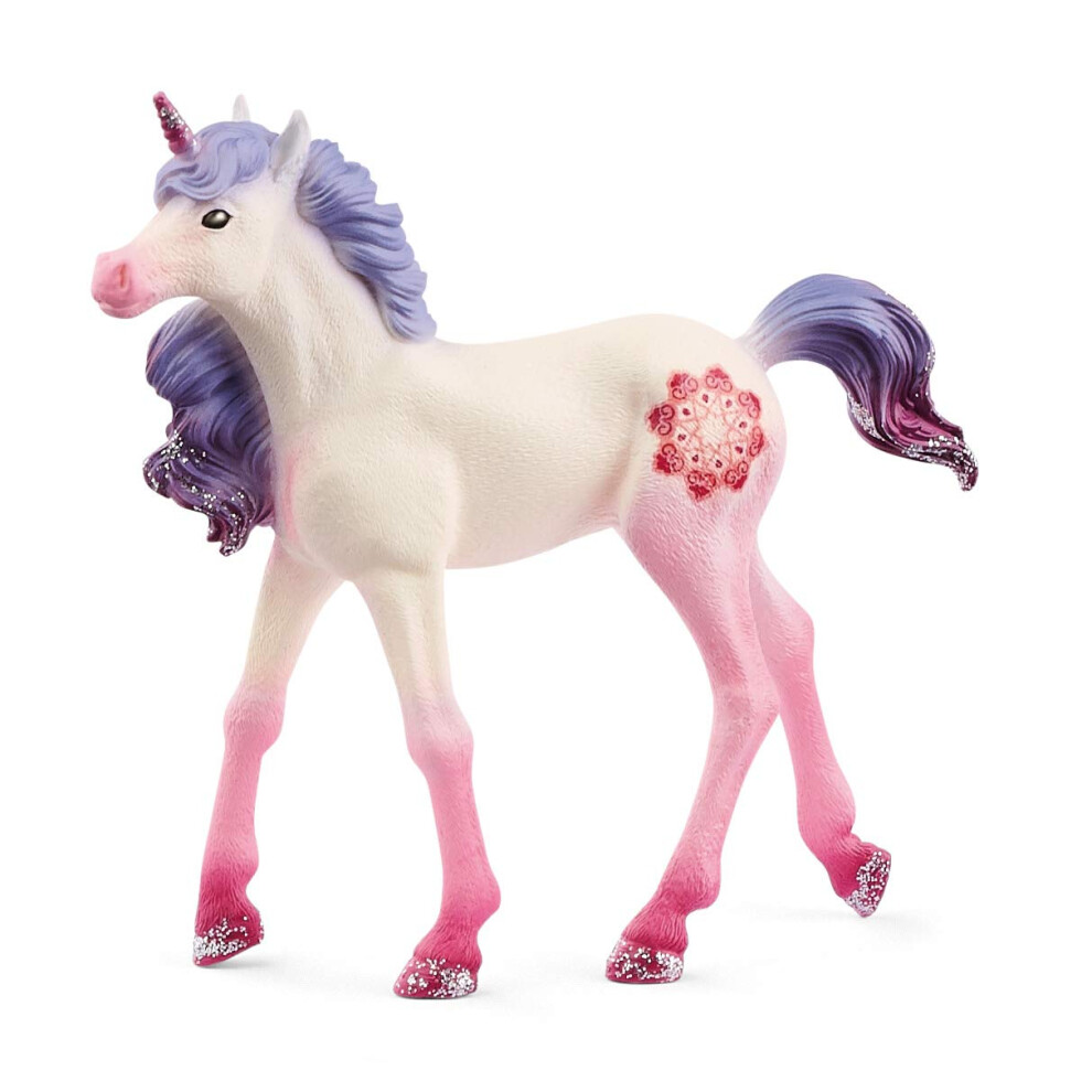 Schleich Bayala Unicorn Toys For Girls And Boys Mandala Unicorn Foal