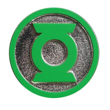 Épinglette en étain Green Lantern avec logo coloré