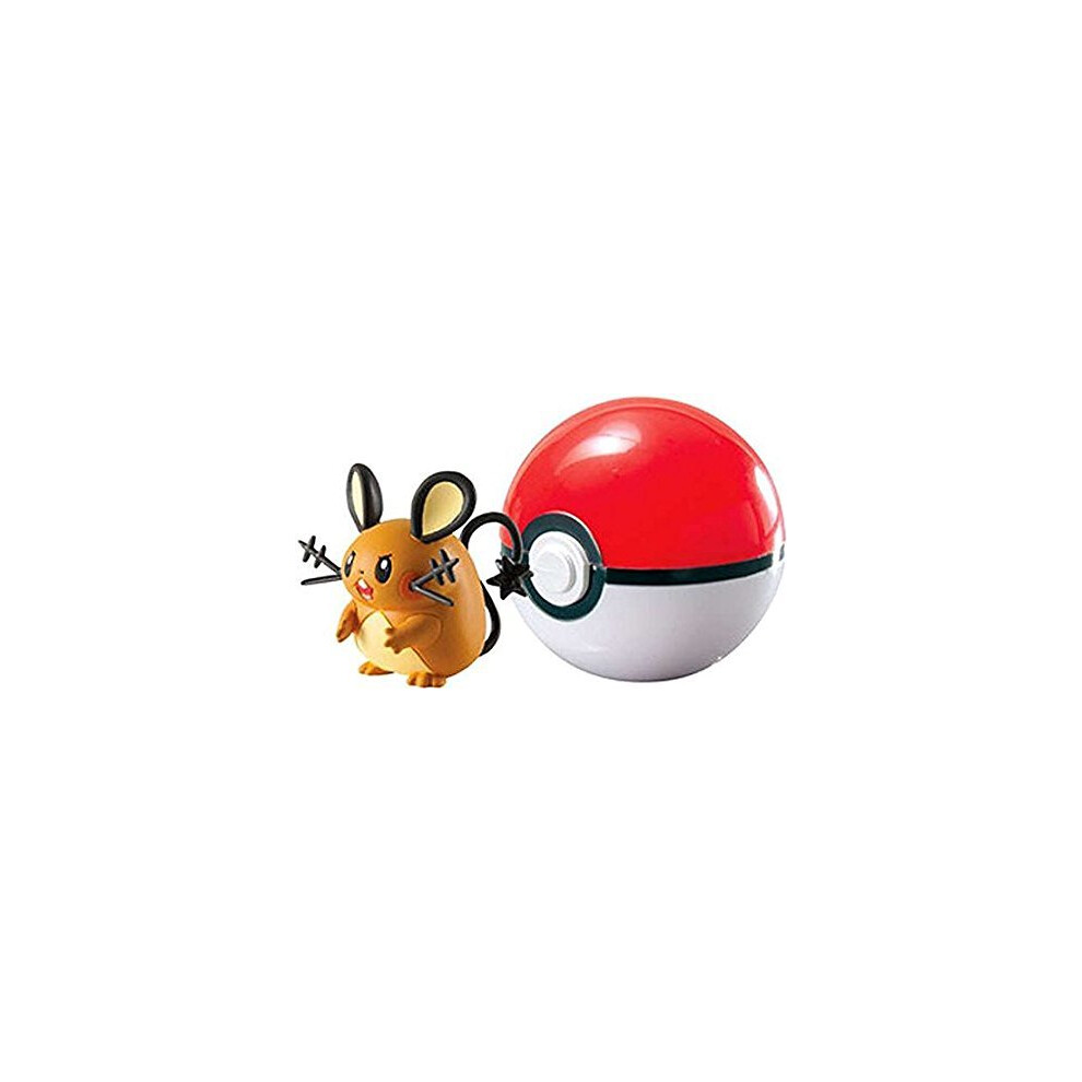 Pokemon Clip and Carry Dedenne with Poke Ball