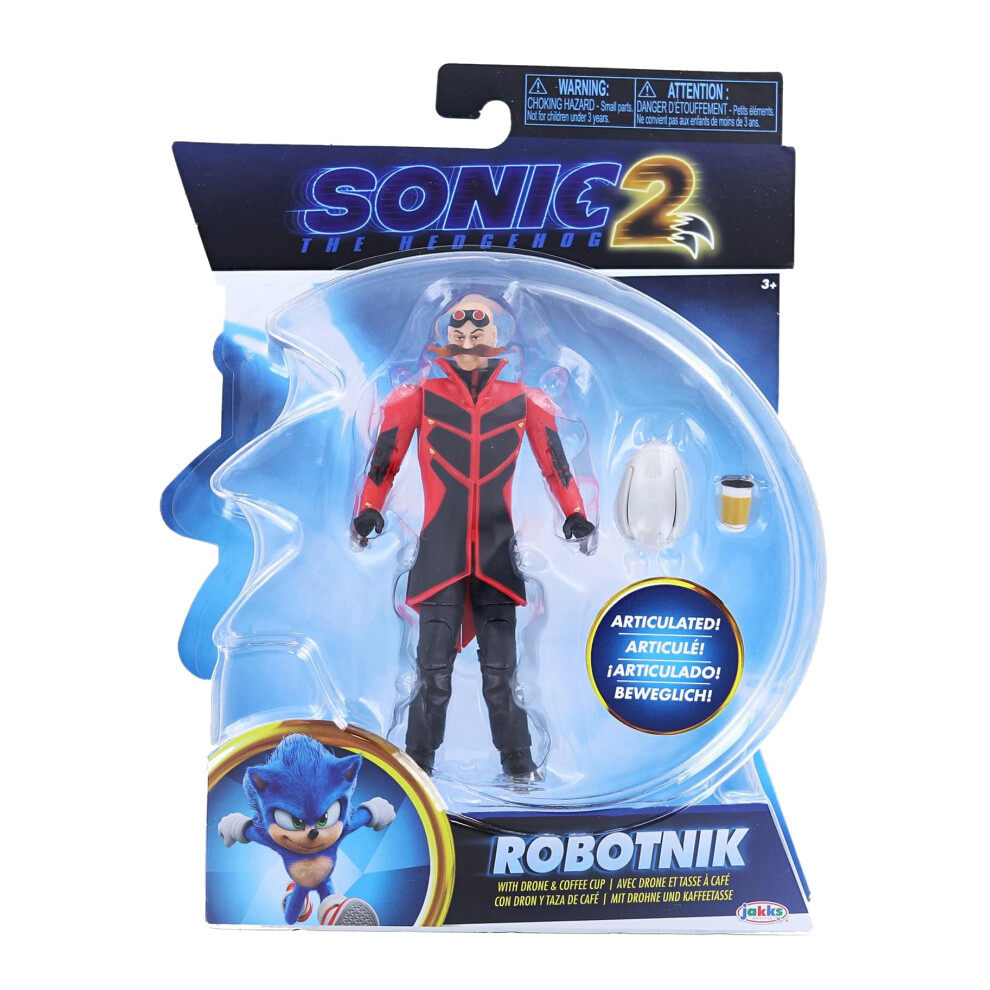 Sonic the Hedgehog 4 Inch Figure  Robotnik with Drone