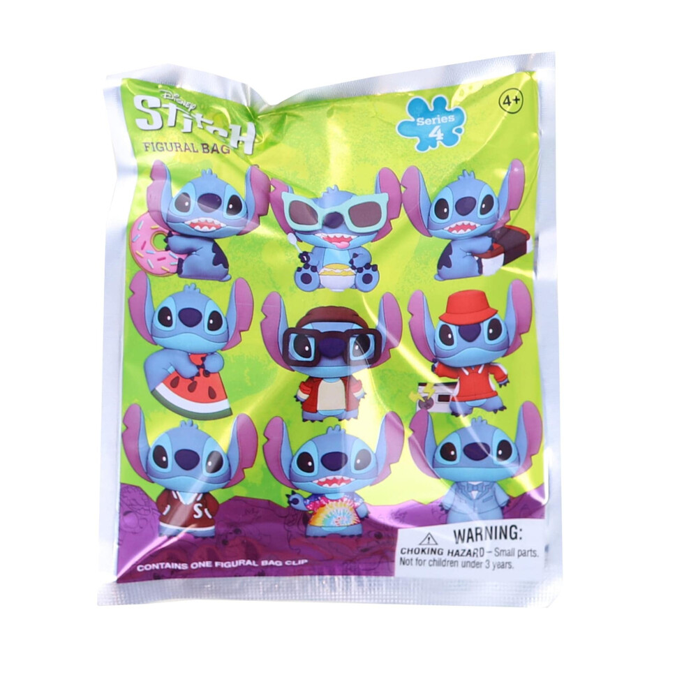 Disney Lilo & Stitch Series 4 3D Foam Bag Clip | One Random