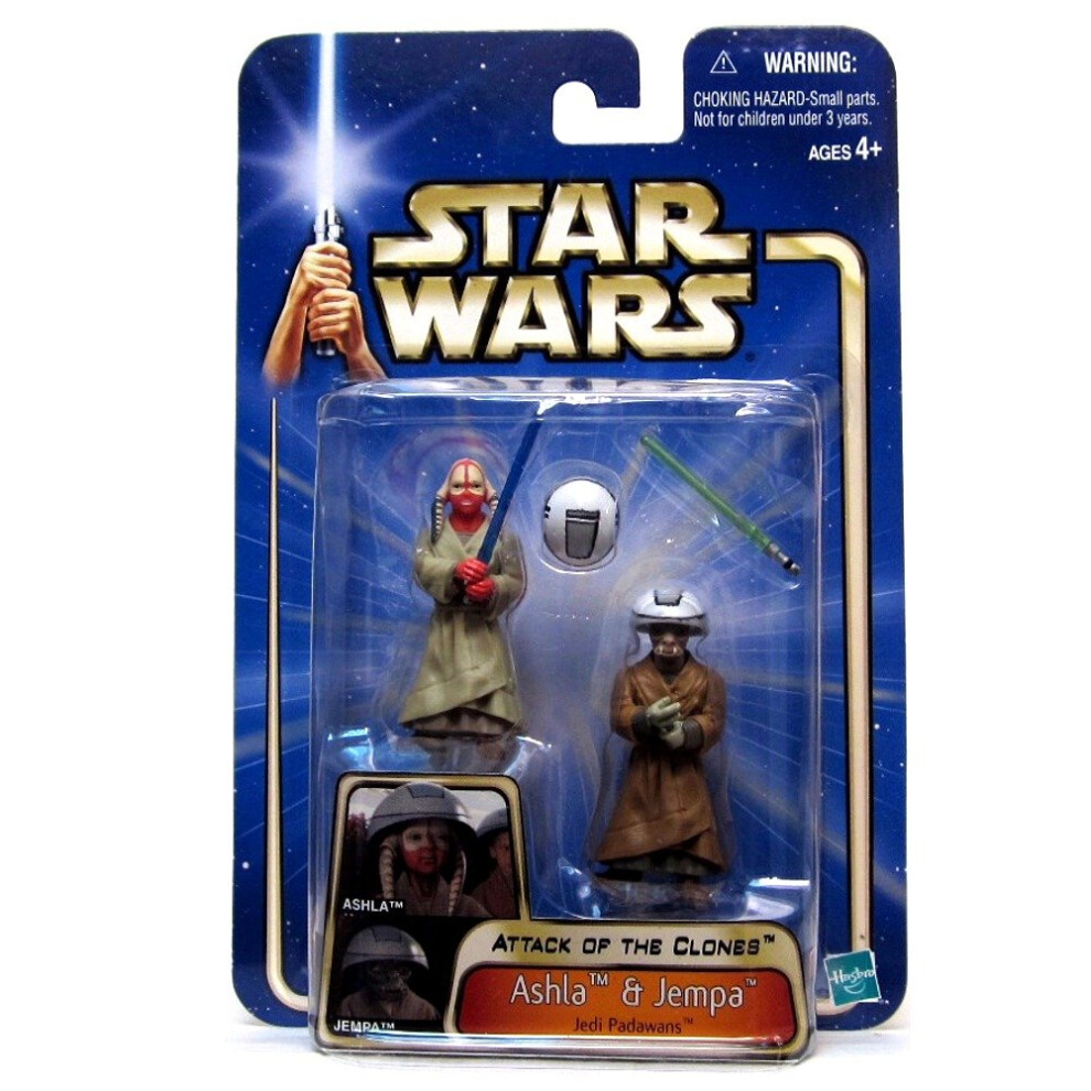 Star Wars 84970 Ashla & Jempa Jedi Padawans Action Figure - Attack of