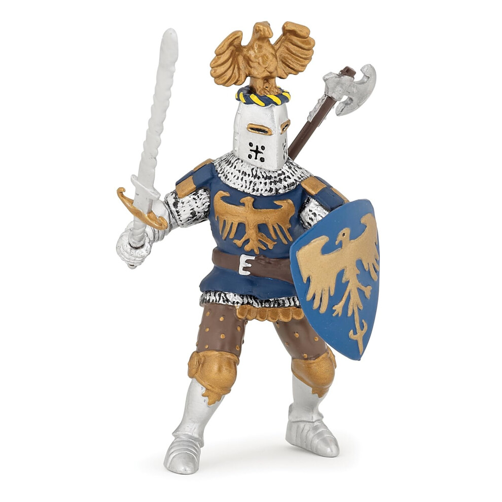 Papo ""Knight with Crest"" Figure  Blue