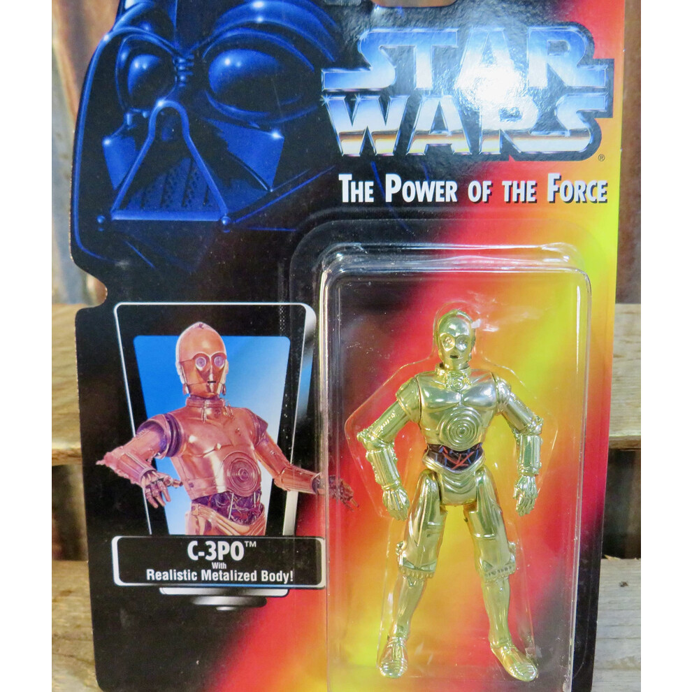 Hasbro Star Wars Potf Green Card Figure C-3Po