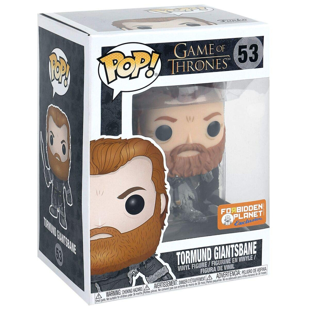 POP Funko Game of Thrones Tormund Giantsbane Snowy Variant Vinyl Figur