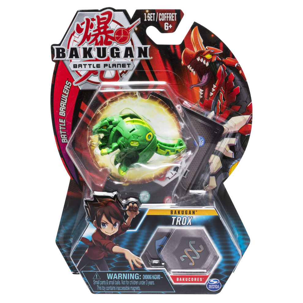 Bakugan  Trox  2-inch Tall Collectible Transforming Creature  for Ages