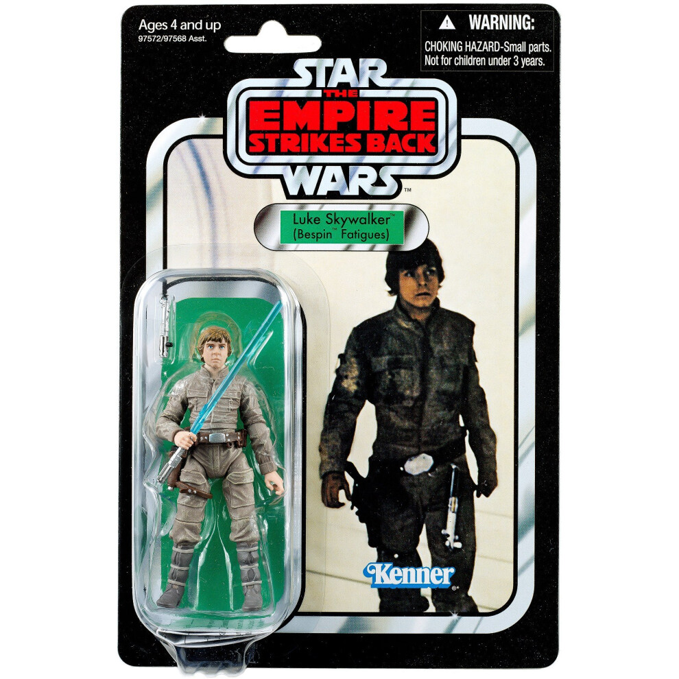 Hasbro Star Wars 3.75 inch Vintage Figure Bespin Luke