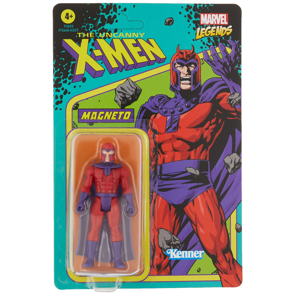 Marvel Hasbro Legends Series 3.75-inch Retro 375 Collection Magneto Ac