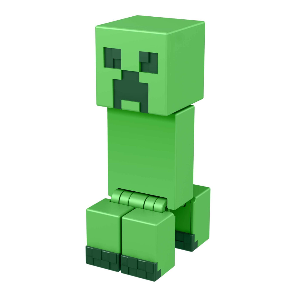 Minecraft Creeper Action Figure  3.25-in  with 1 Build-a-Portal Piece