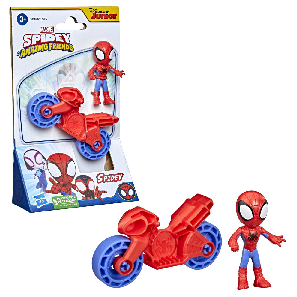 Hasbro Marvel  Spider-Man with Moto Spidey  Red and Blue