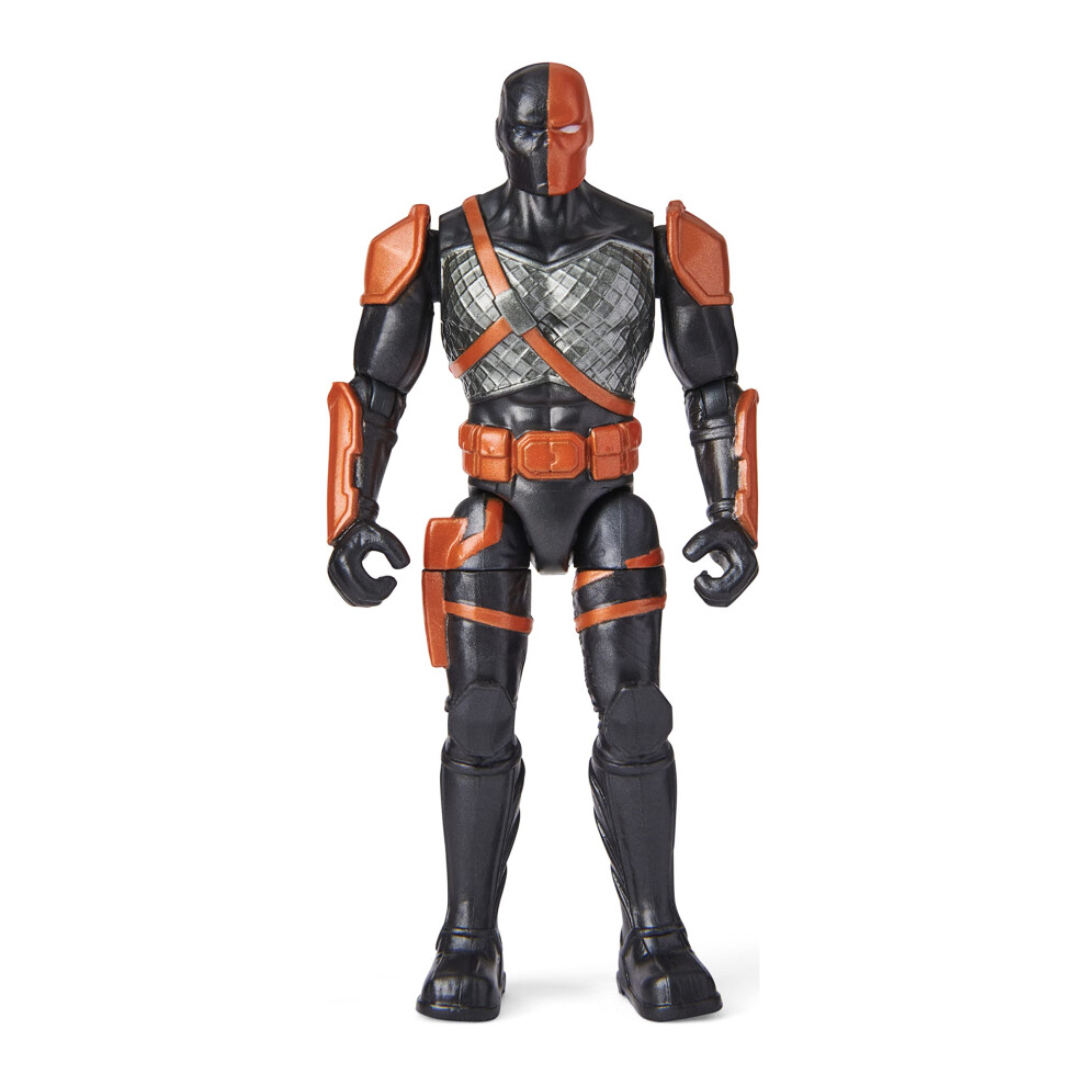 DC Comics Batman 4-inch Deathstroke Action Figure with 3 Mystery Acces