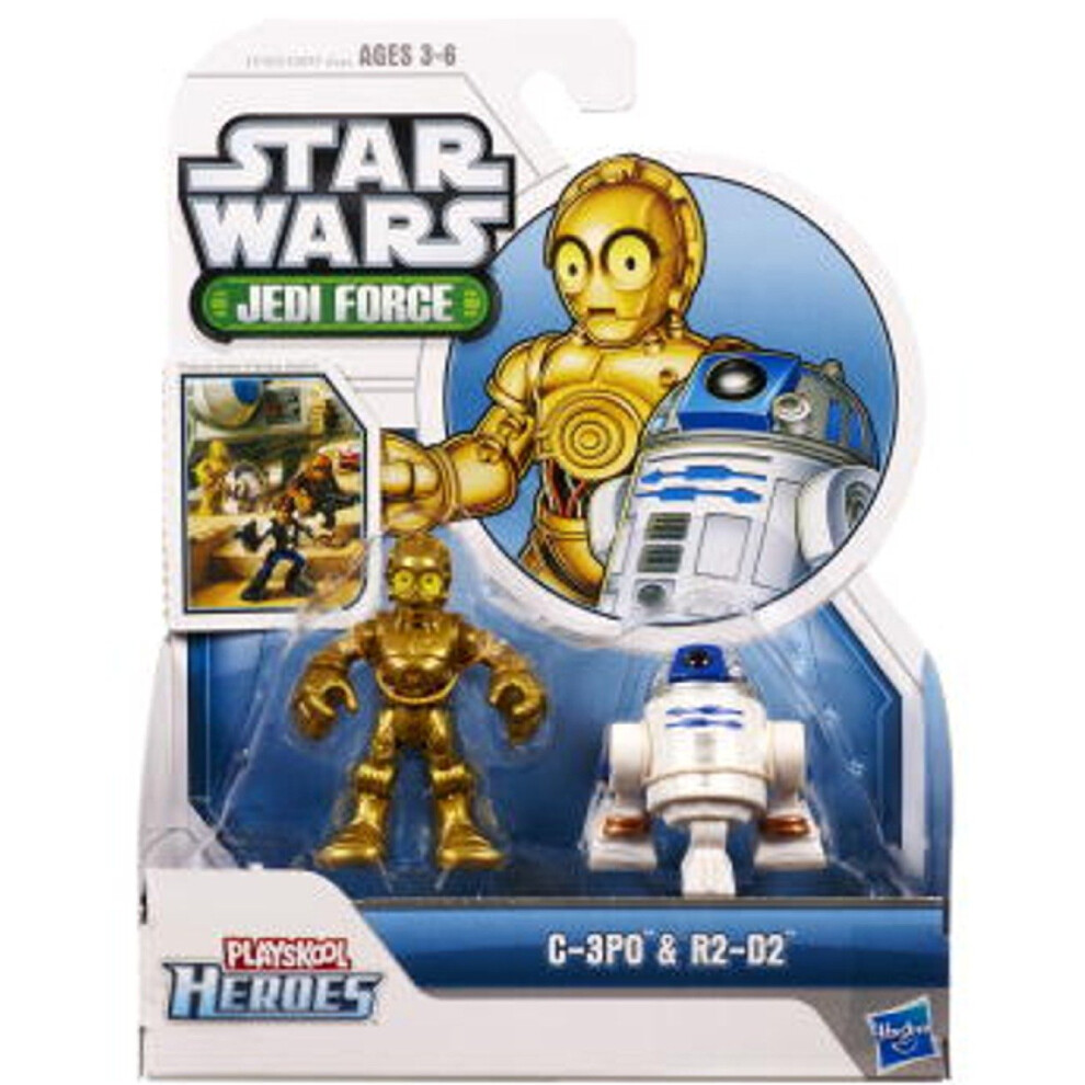 Playskool Heroes  Star Wars  Jedi Force Figures  R2-D2 and C-3PO