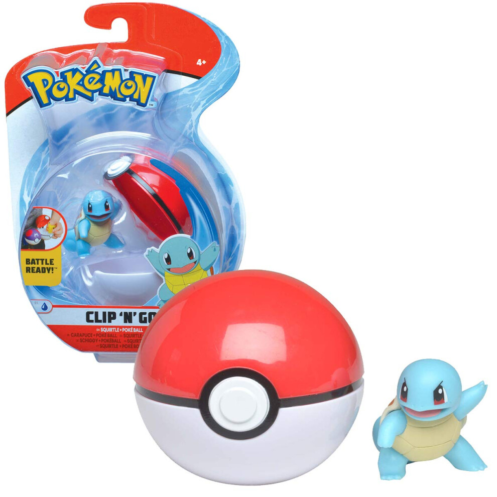 BANDAI Pok?mon-Pok? Ball & his 5 cm Squirtle  WT97642