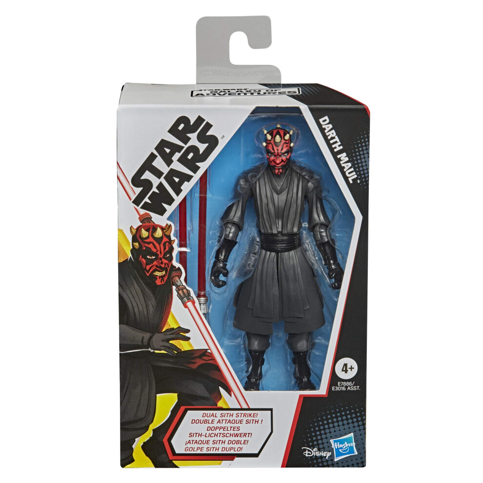 STAR WARS Galaxy of Adventures Darth Maul Toy 5-inch Scale Action Figu