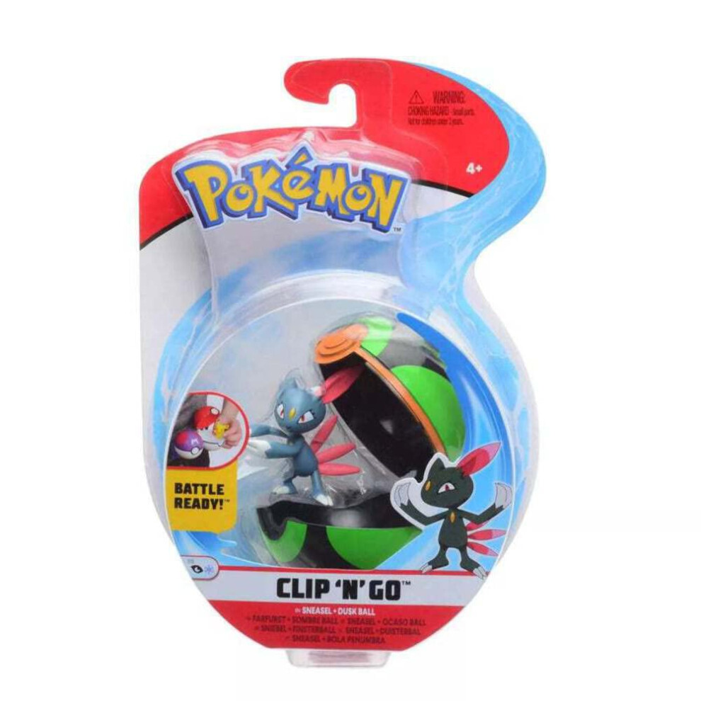 Pokemon - Clip n' Go - Sneasel & Dusk Ball (PKW0153)