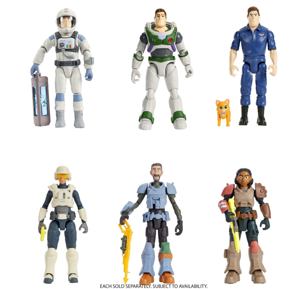 Mattel Disney and Pixar Lightyear Character Action Figure Collection