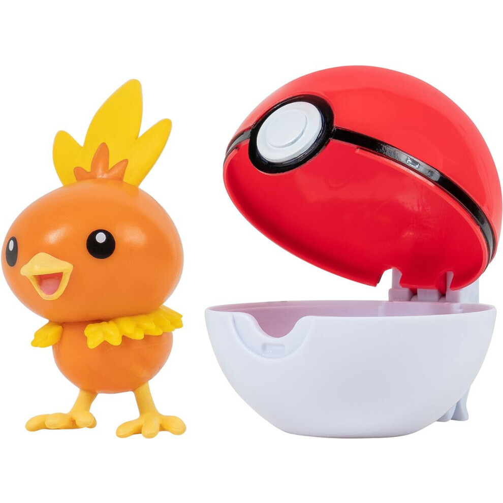 Pokemon Clip'n'Go Pok? Balls - Firefly & Pok?ball Unisex Articulated F