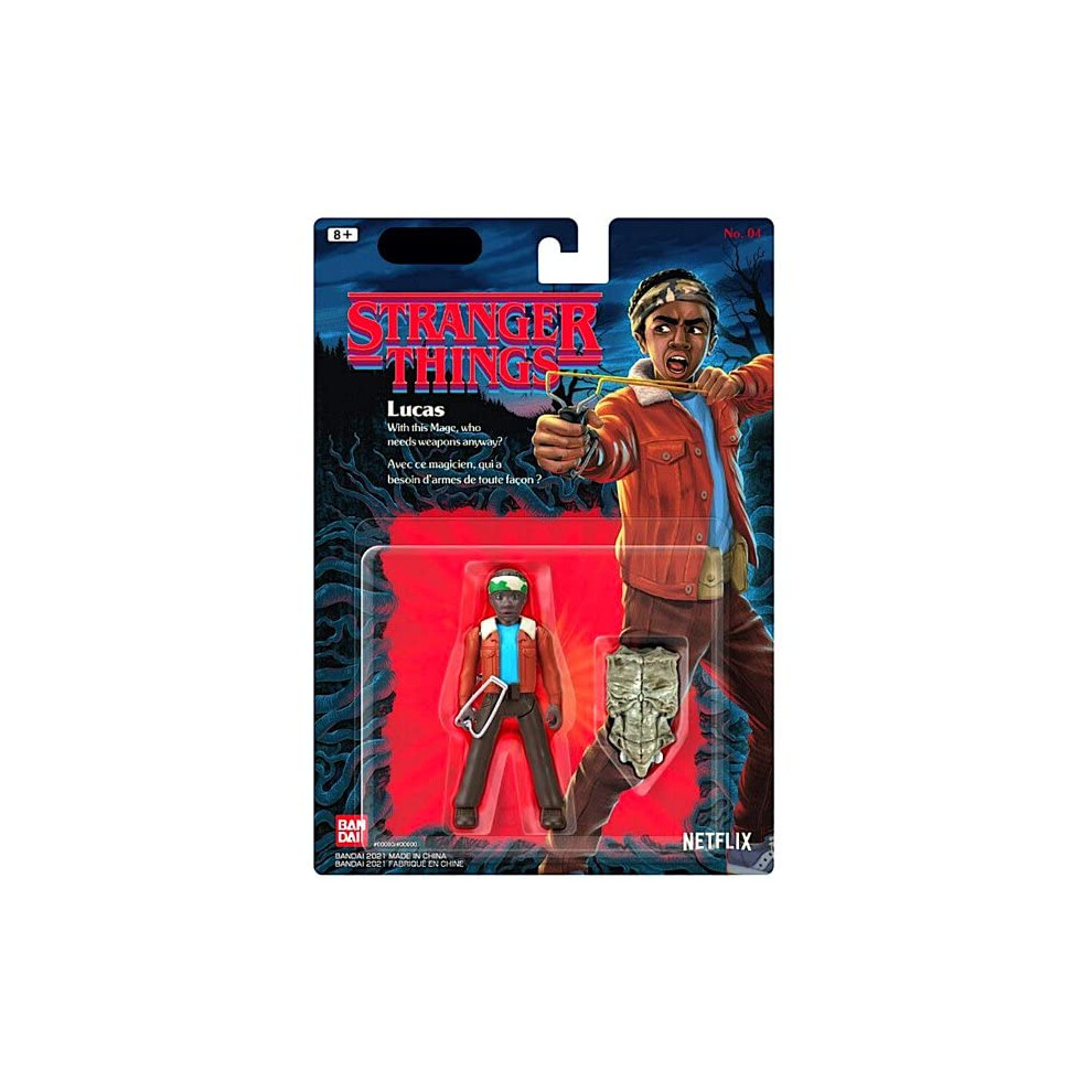 Bandai Stranger Things Lucas 4 Inch Figure