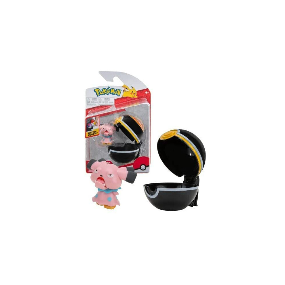 Pokemon Clip N Go Battle Feature Figure Set and Action Ready (Snubbull