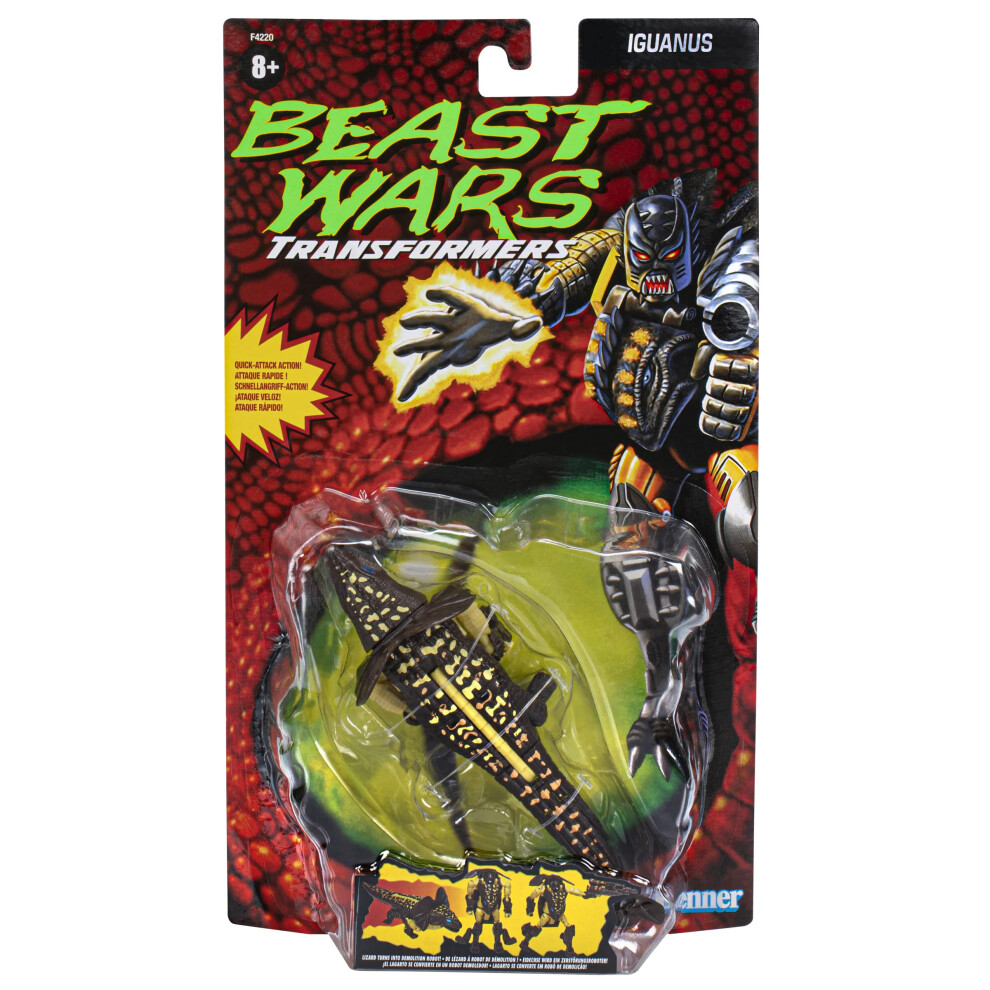 Transformers Vintage Beast Wars Iguanus - Figure 8 Years+