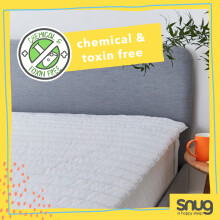 Snug Deeply Dreamy Single Mattress Topper Soft Comfortable Mattress Enhancer Elasticated Straps, Hypoallergenic, Machine Washable