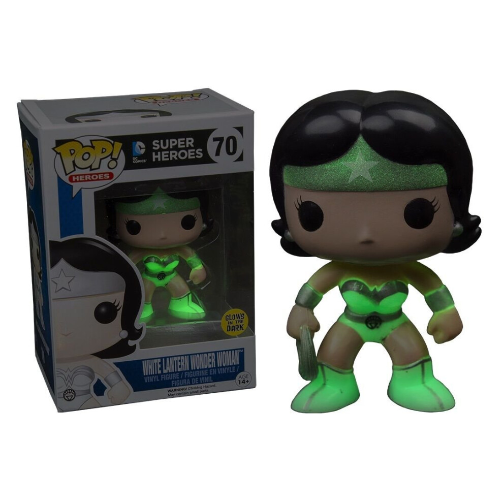 Funko Glow in The Dark White Lantern Wonder Woman Pop Vinyl Figure