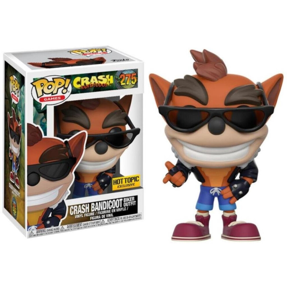 Funko Pop! Games Crash Bandicoot #275 (Biker Outfit)