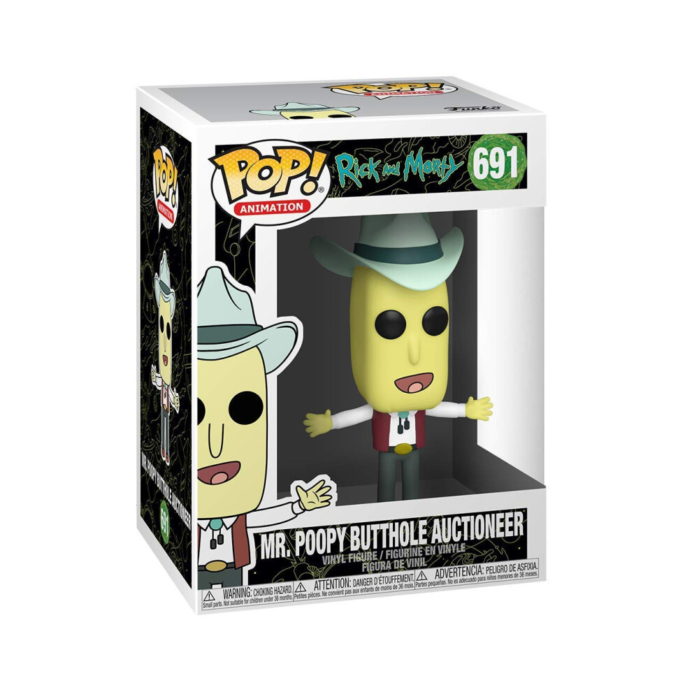 Funko Pop! Animation: Rick and Morty - Mr. Poopy Butthole Auctioneer