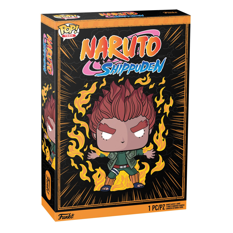 Funko Pop! Boxed Tee: Naruto - Eight Gates  Might Guy - L