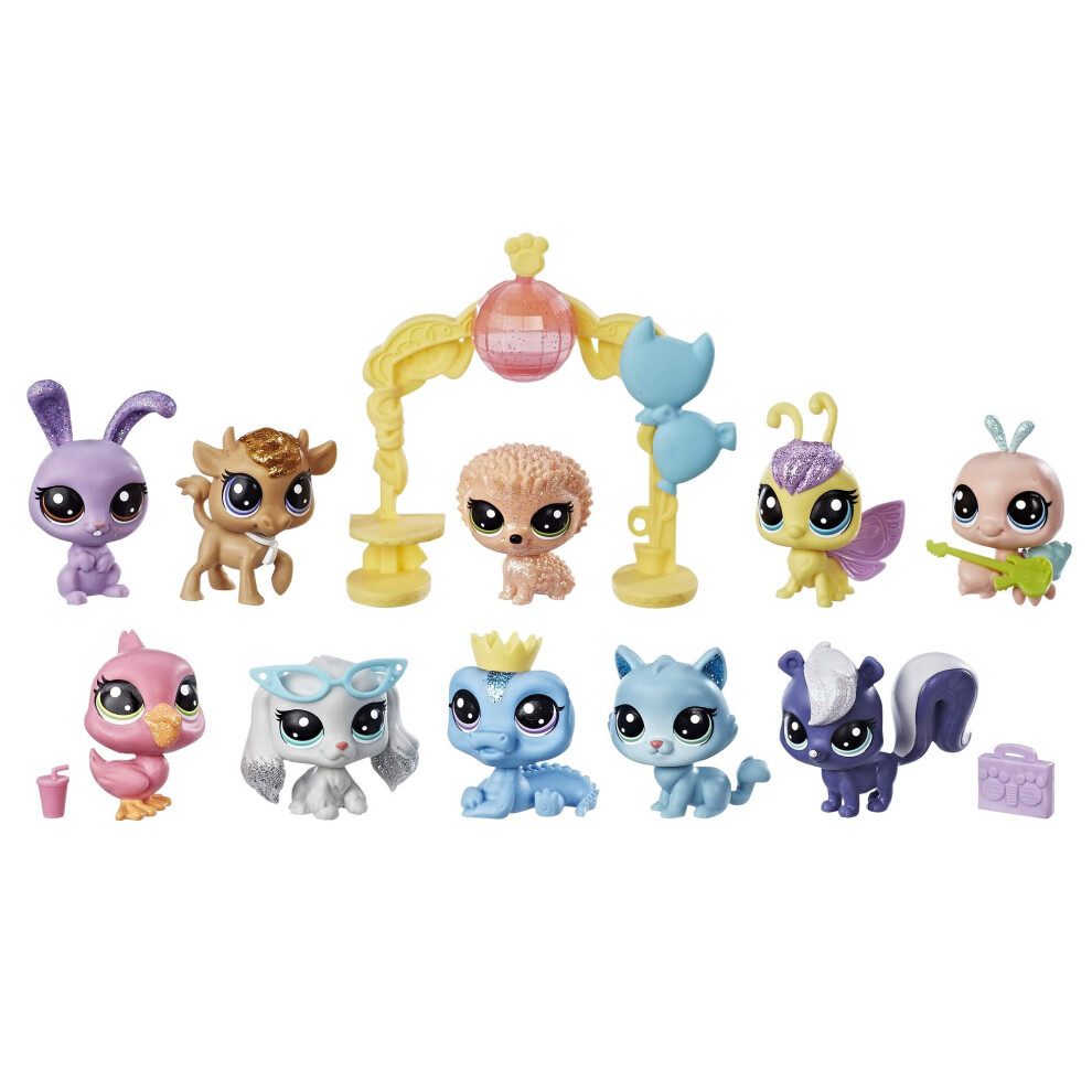 Littlest Pet Shop Sparkle Spectacular Collection Pack Toy  Includes 10