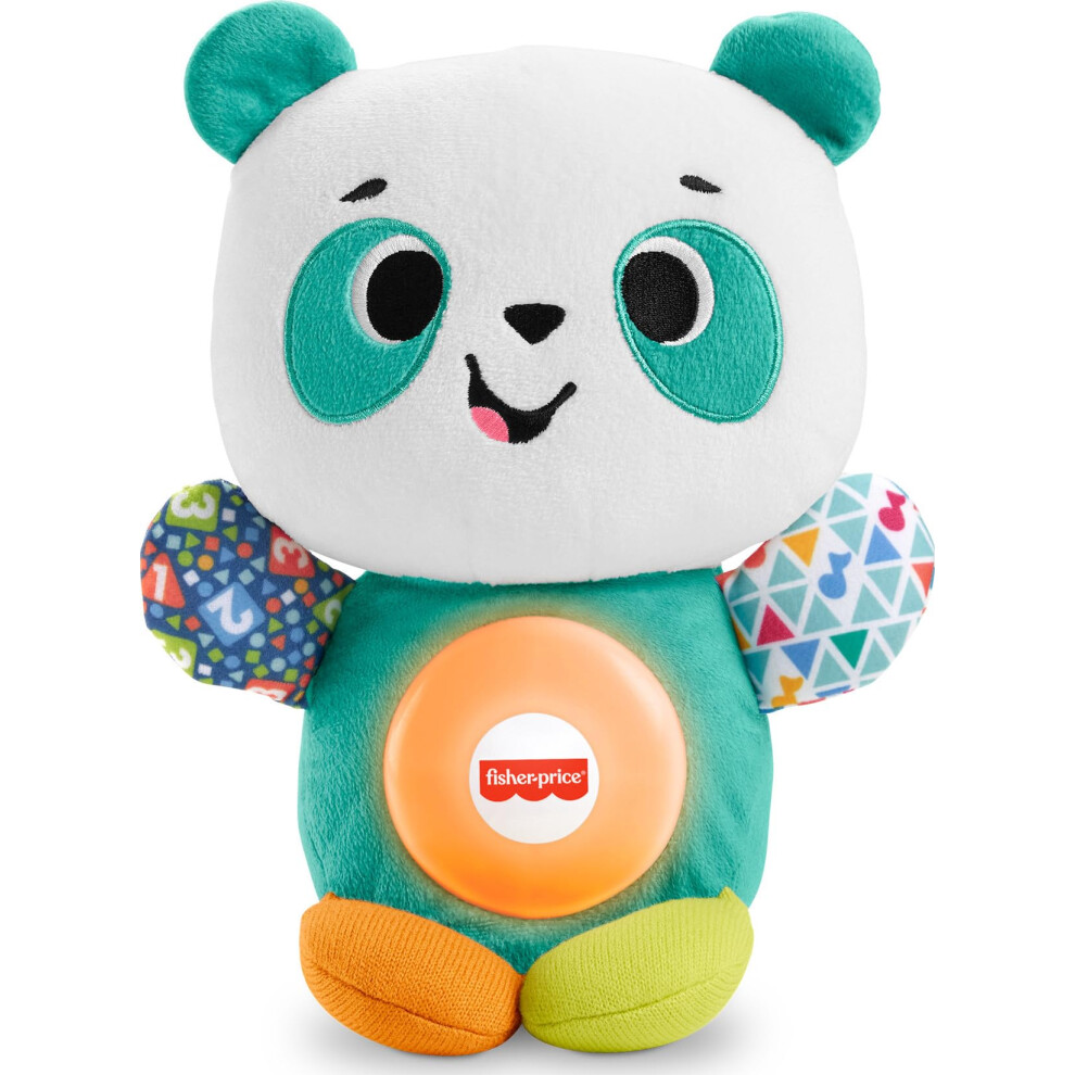 Fisher-Price Baby Learning Toy Linkimals Play Together Panda Plush for