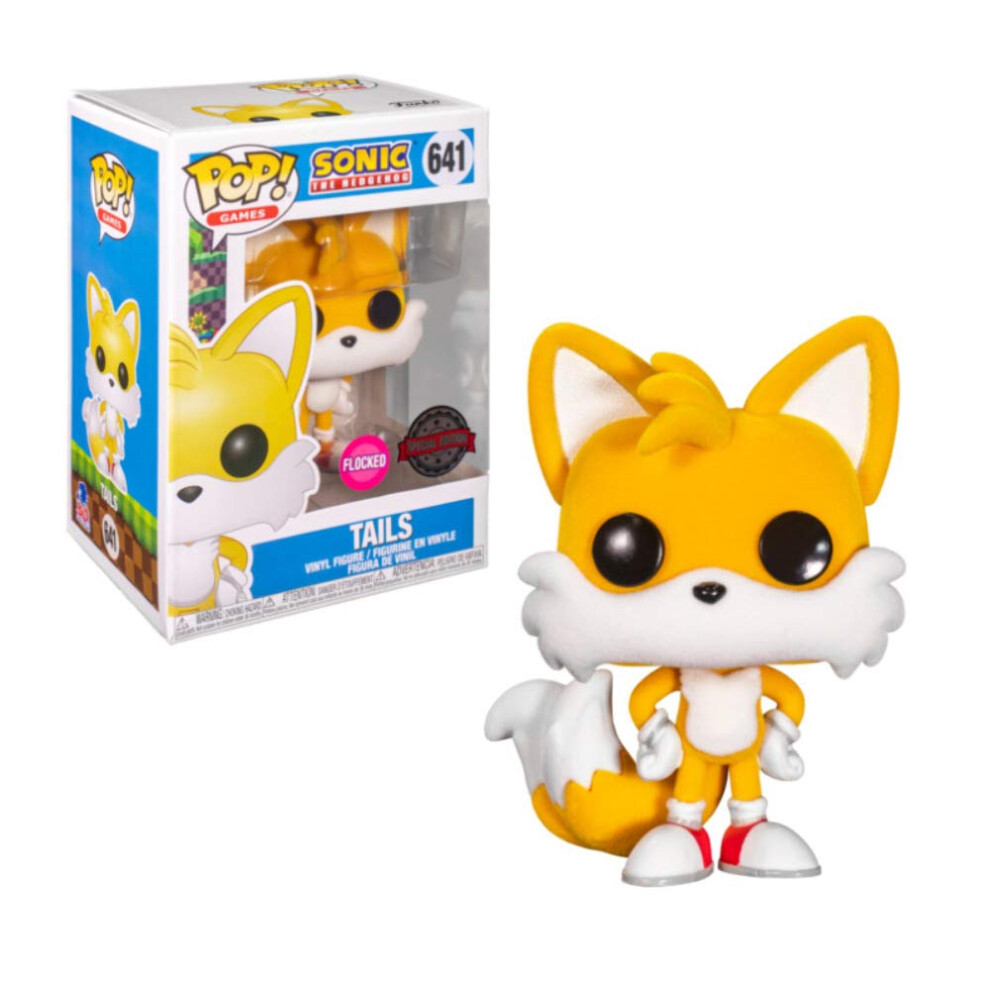 Funko Pop Sonic The Hedgehog Flocked Tails ( 641 - Exclusive )